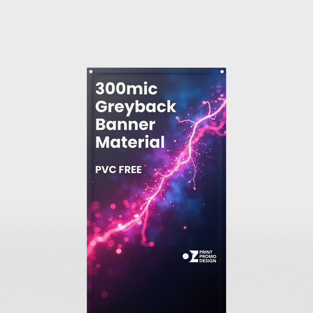 300mic Greyback Banner Material